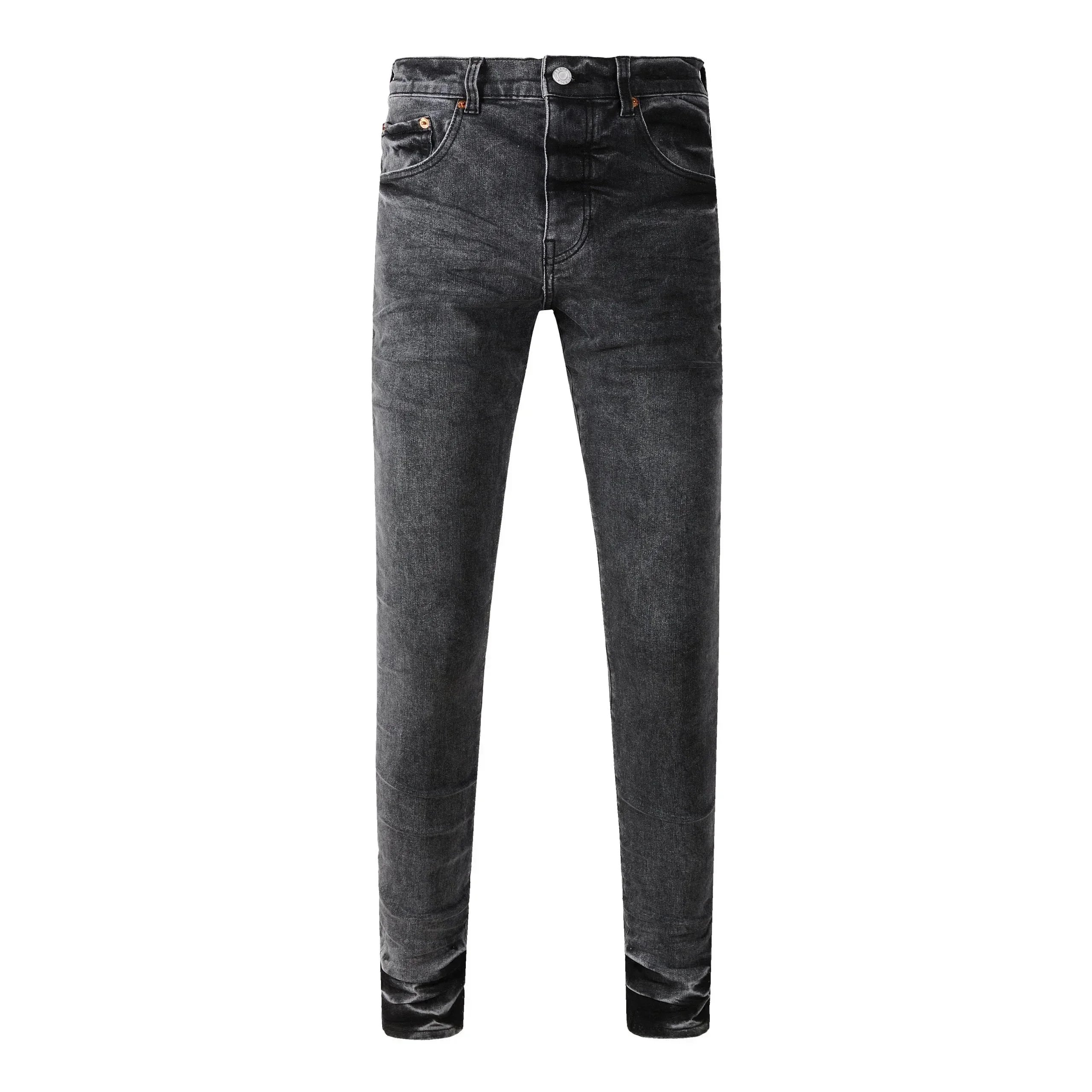Jeans slim Purple Brand a vita media in lavaggi vari e stili usurati