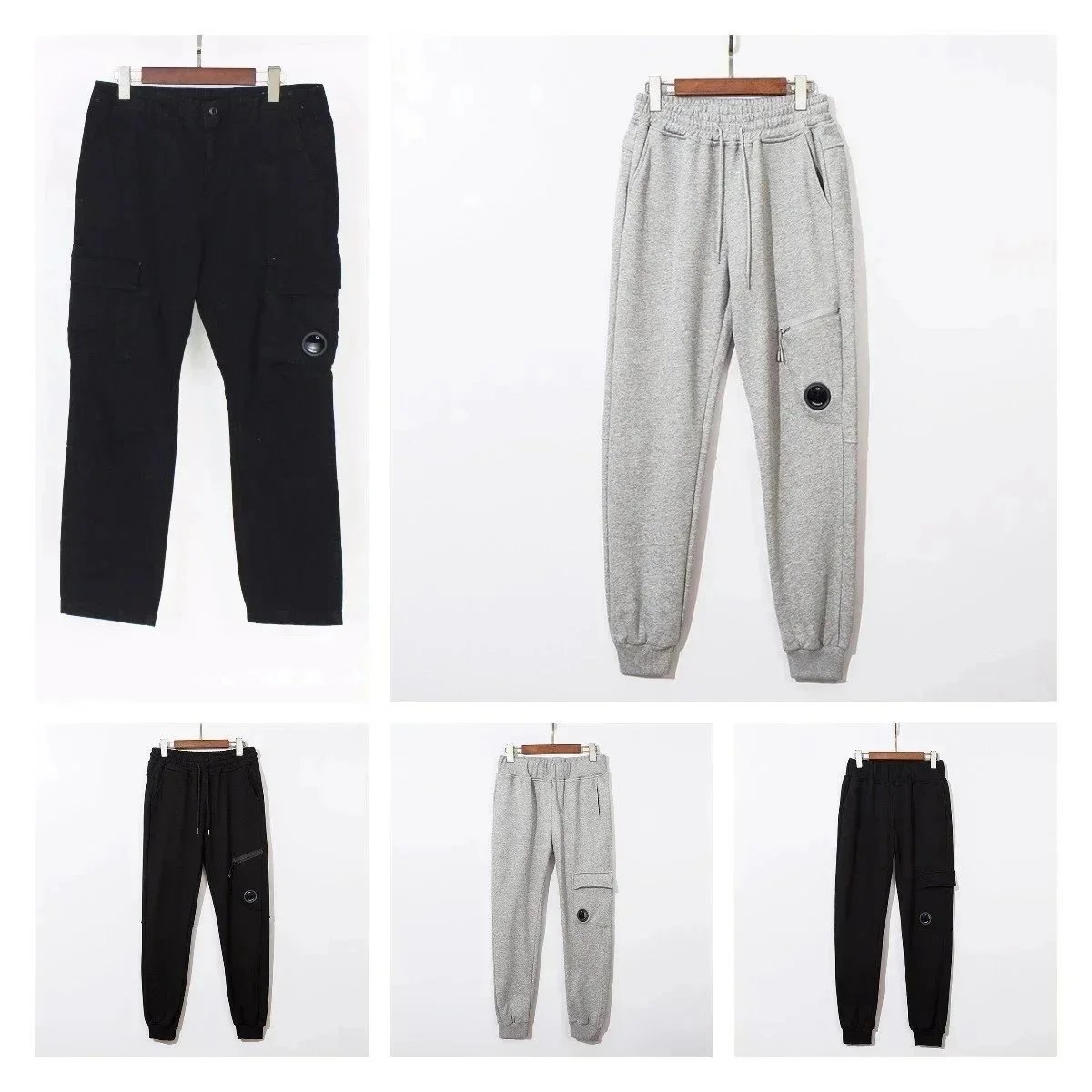 C.P. Company Cargo Trousers and Tapered Joggers, Mixed Styles