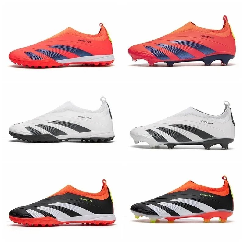 Football Shoes in Laceless, Lace-Up and Fold-Over Tongue Designs