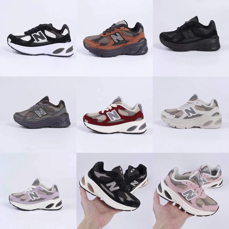 حذاء رياضي منخفض للأطفال New Balance 2010 مع ألواح بملمس شبكي