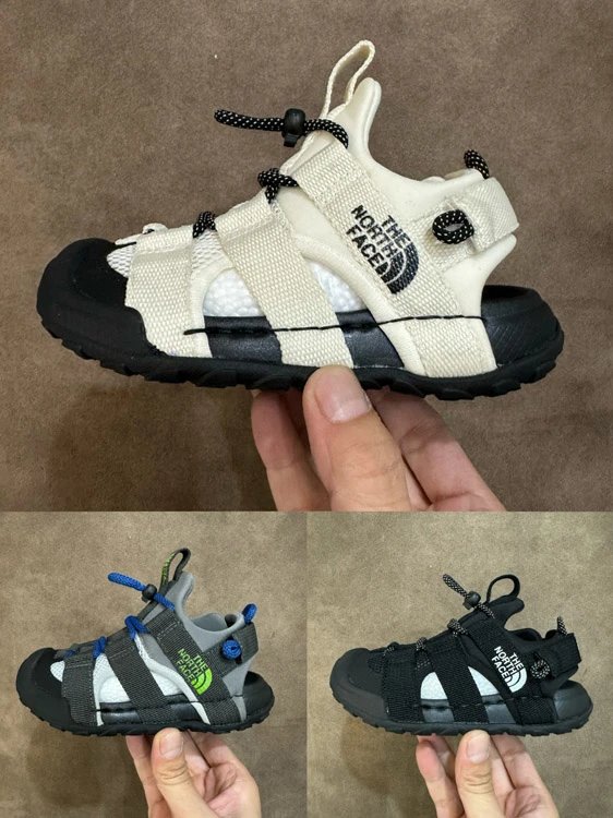 Dětské sandály The North Face s uzavřenou špičkou a brzdičkou šňůrky