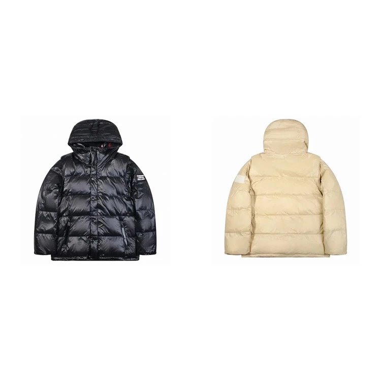 Burberry Hooded Puffer Jacket with Detachable Sleeves