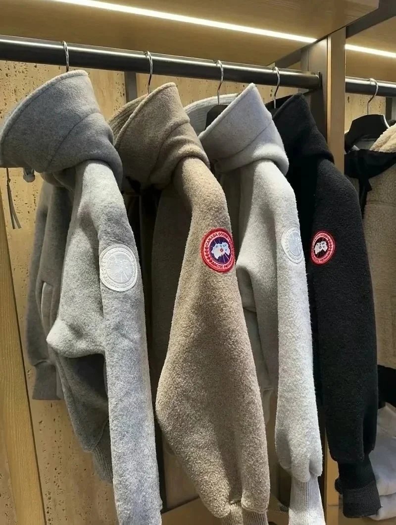 Textured Knit Hooded Zip Jacket with Emblem Patch