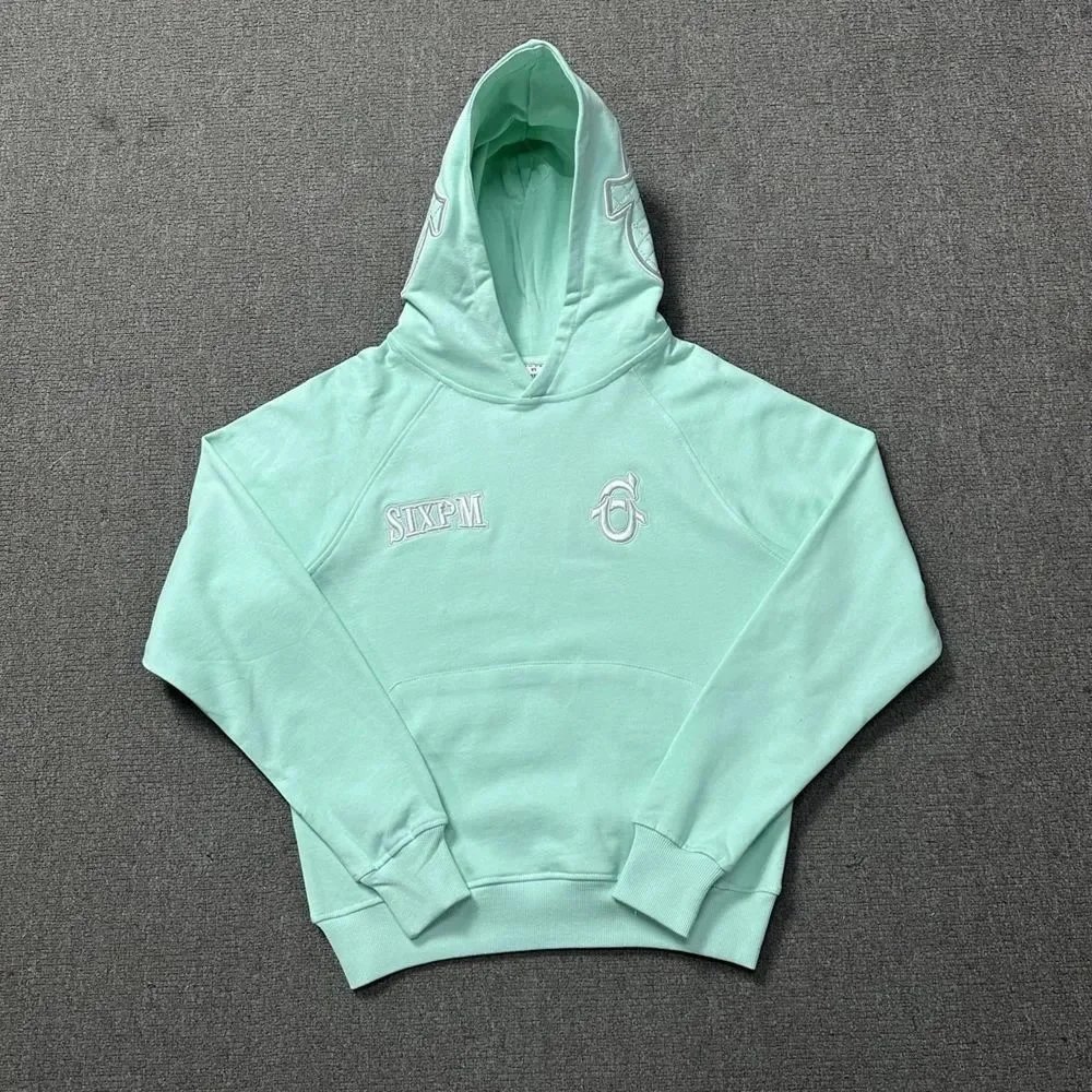 SIXPM set met korte hoodie en joggingbroek met print