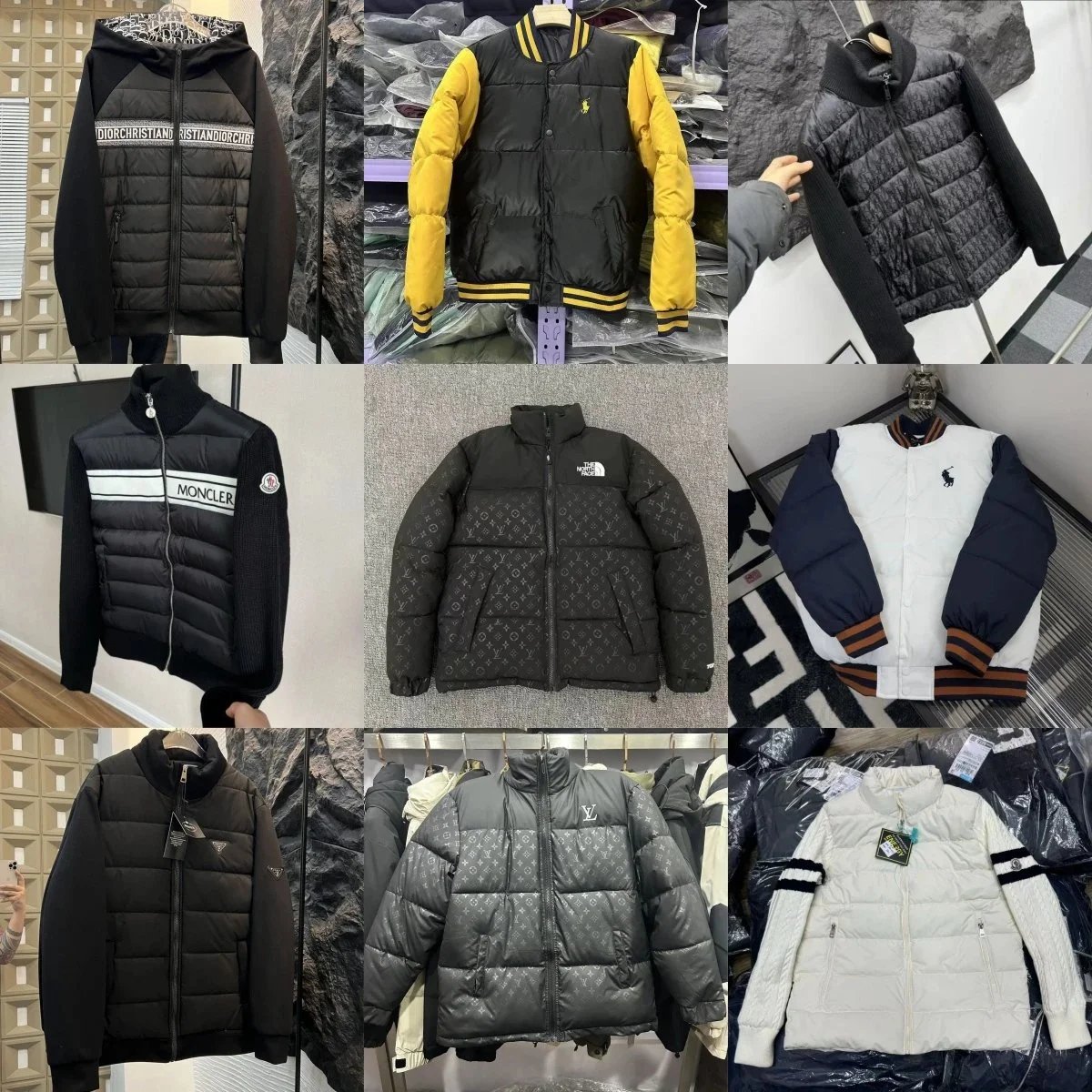 Quilted Jackets in Assorted Graphic Designs