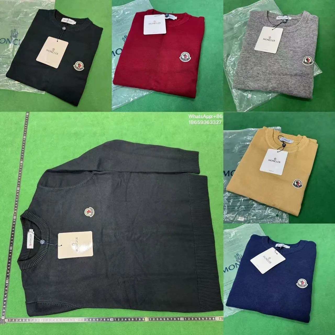 Sélection de pulls et pièces à devant matelassé Moncler