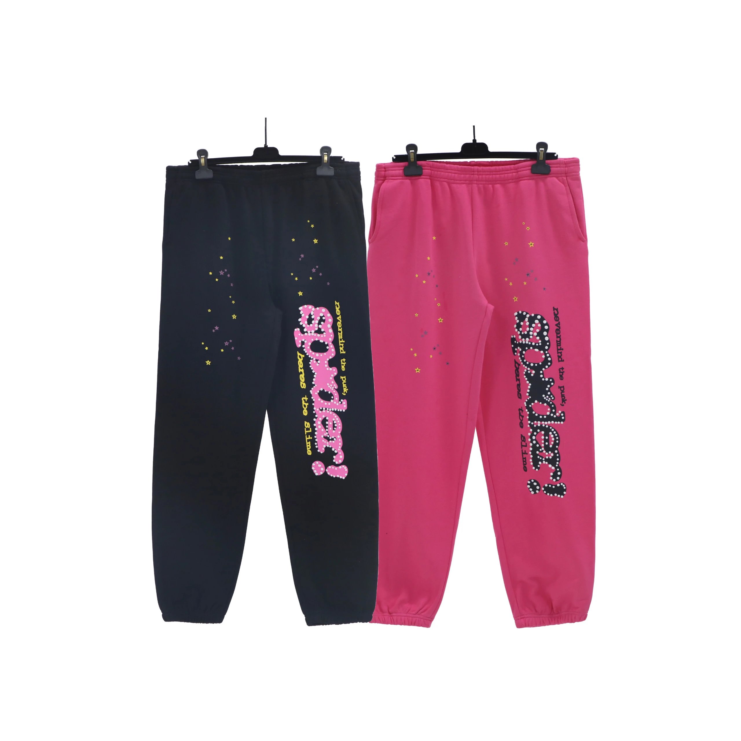 Sp5der joggingbroek met sterrenprint en trekkoord in de taille
