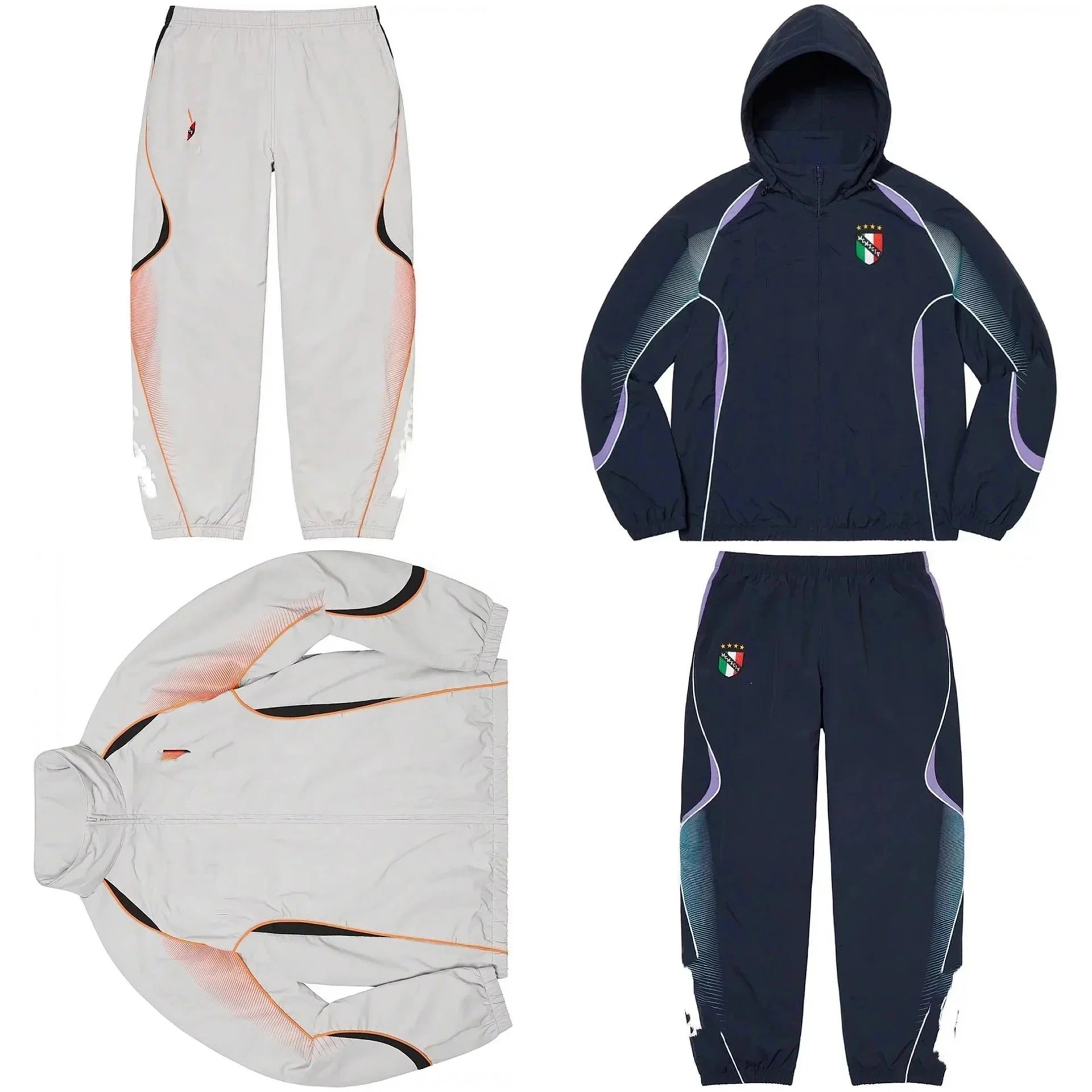 Supreme Sportswear styles — color-blocked · hood