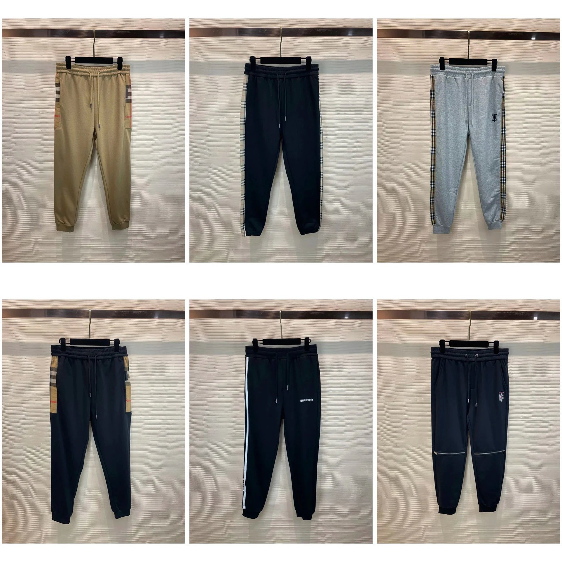 Burberry pants — belt loops · pocket