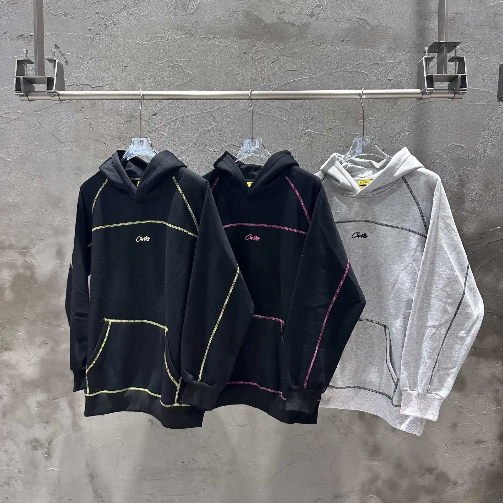 Apparel styles — drawstring waistband · hood