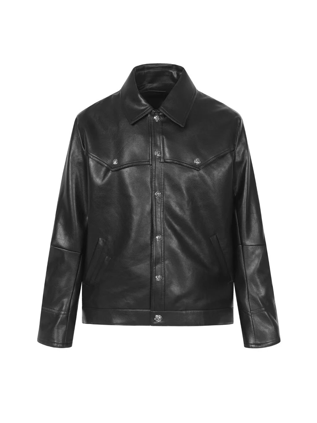 Chrome Hearts jacket — raised surface pattern · point collar