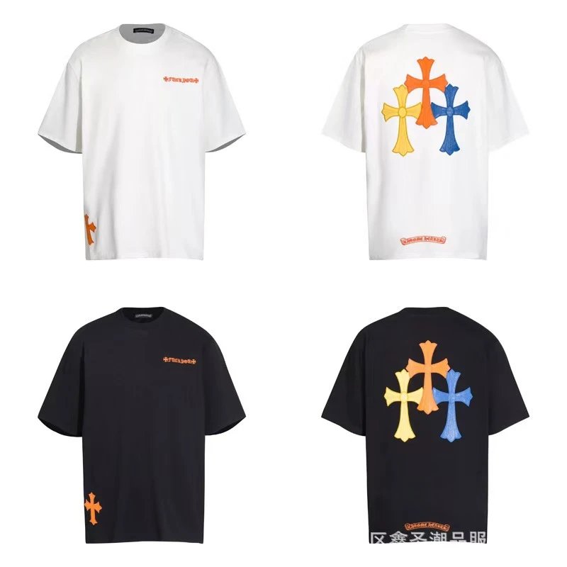 Chrome Hearts t-shirt — large graphic on the back · short-sleeved