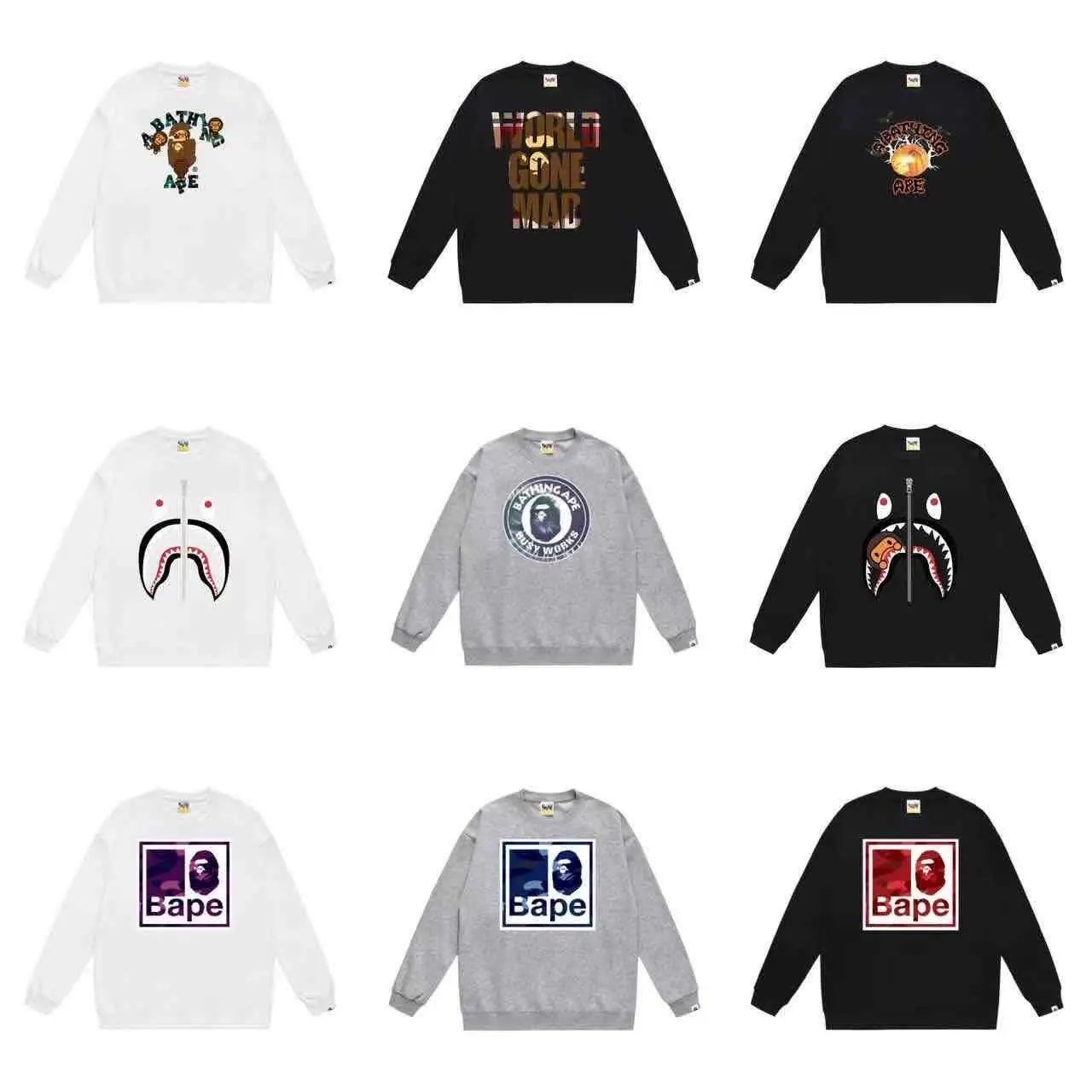 BAPE sweatshirt — graphic print · crew-neck