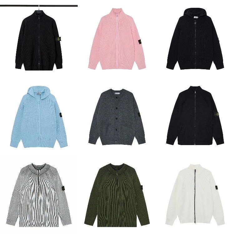Pull Stone Island — Manches longues · Coloris uni