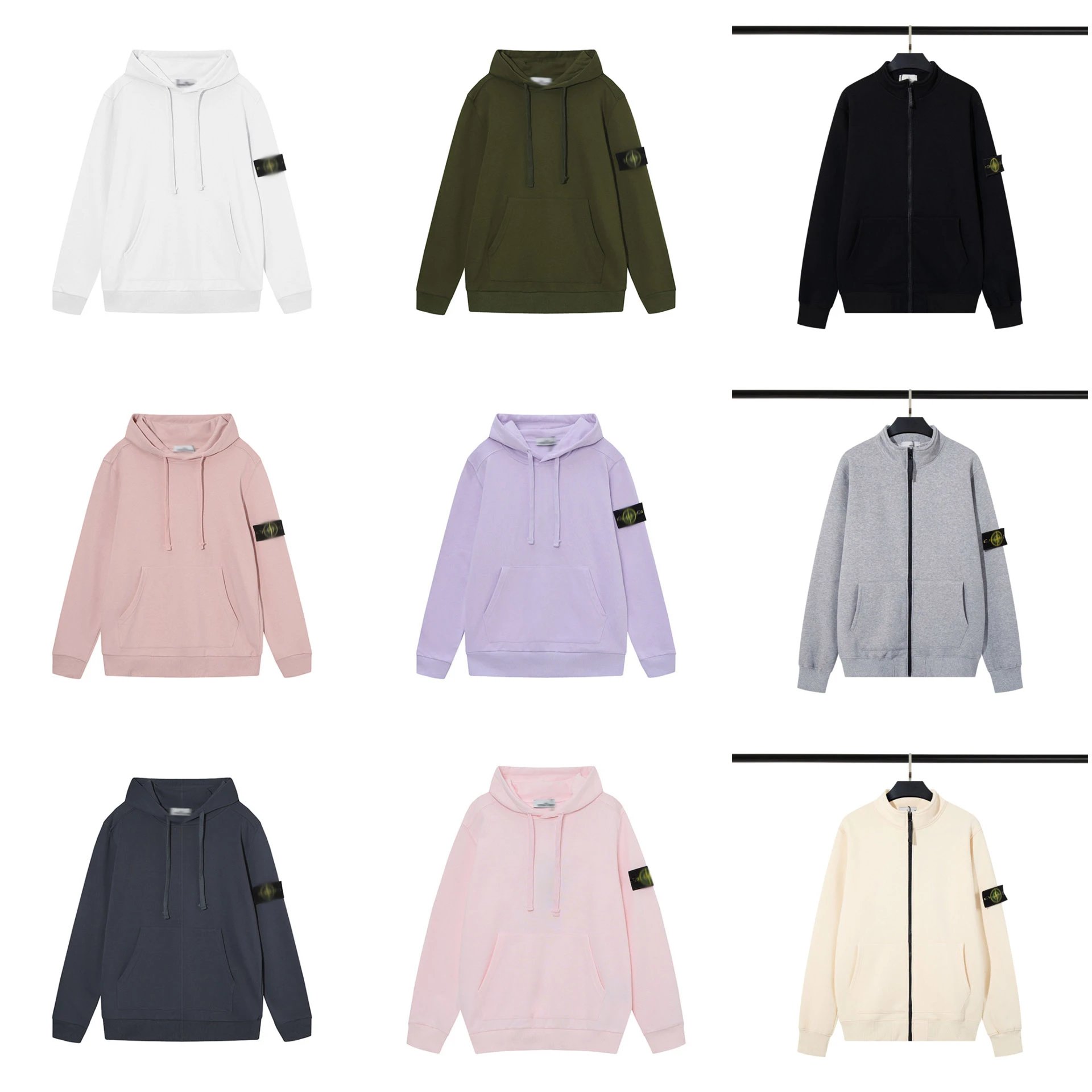 Stone Island Hoodie — Kapuze · Reißverschluss