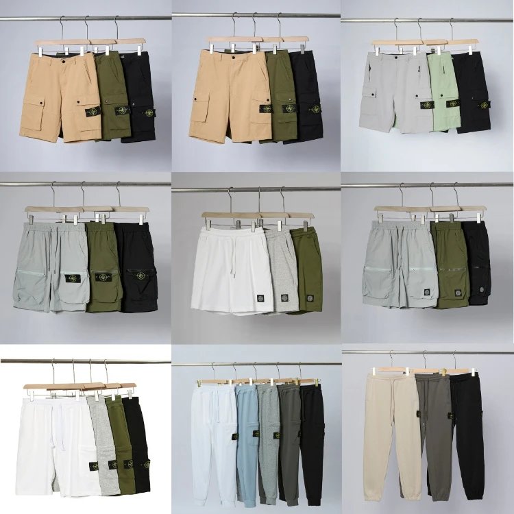Pantaloncini Stone Island — vita con coulisse · tasche anteriori