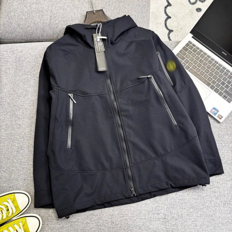 Stone Island jacket — hood · zip-up