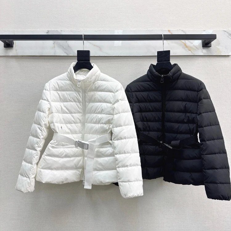 Kurtka pikowana Dior z paskiem i stójką, S, M, L
