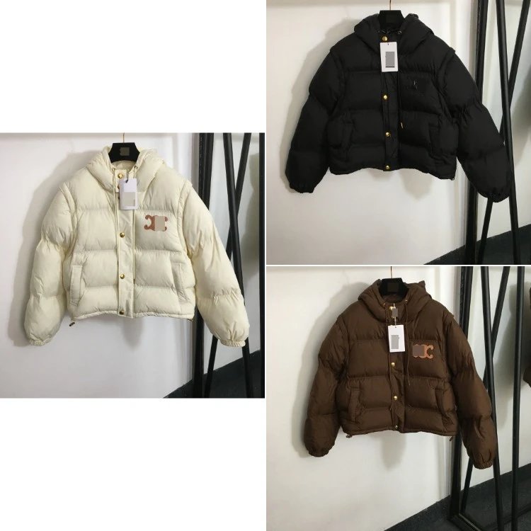 Chaqueta acolchada Celine — Acolchado con pespuntes · Capucha