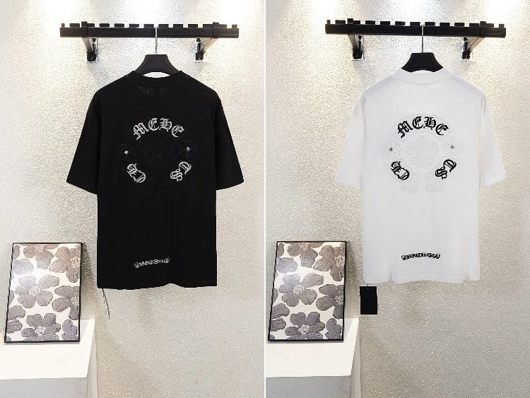 Chrome Hearts t-shirt — large graphic on the back · short-sleeved