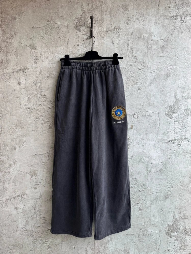 Balenciaga pants — elastic waistband · wide-leg