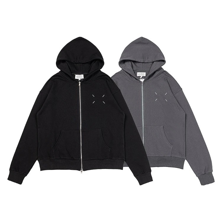 Maison Margiela hoodie — hood · zip-up