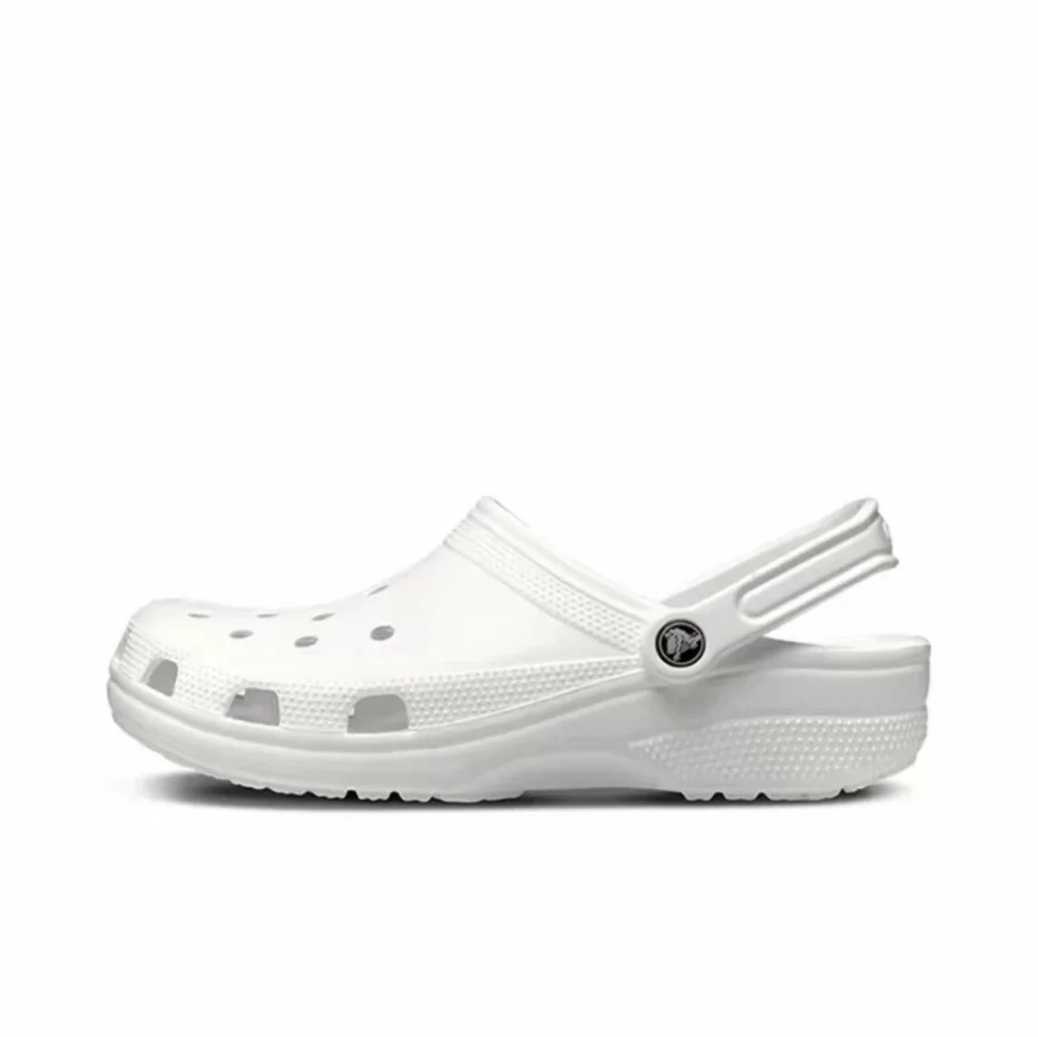 clogs Crocs — heel strap · closed-toe