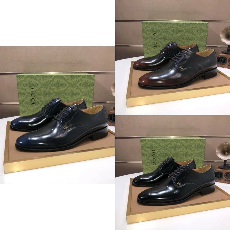 Zapatos Gucci — Cierre con cordones · puntera almendrada