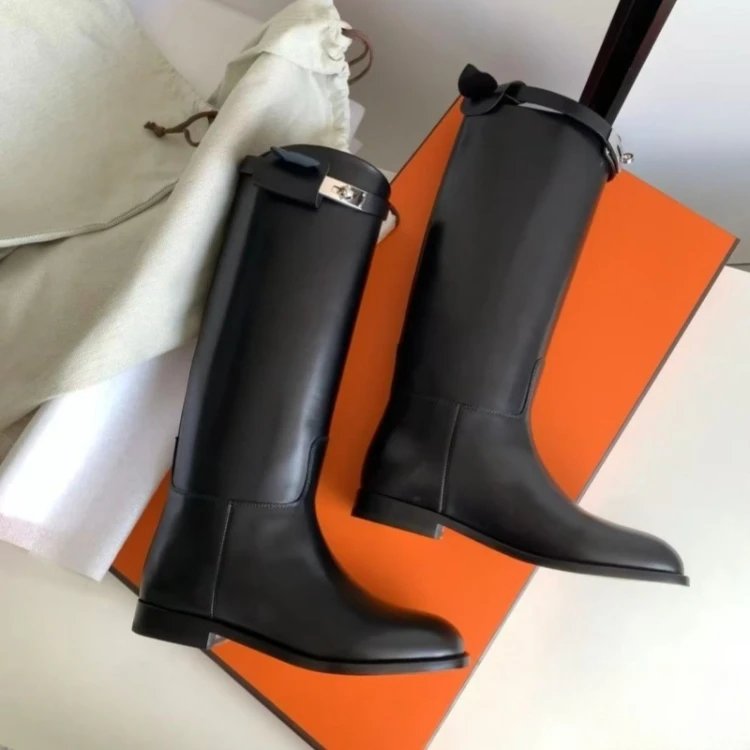 Stivali Hermès — Cinturino · gambale alto