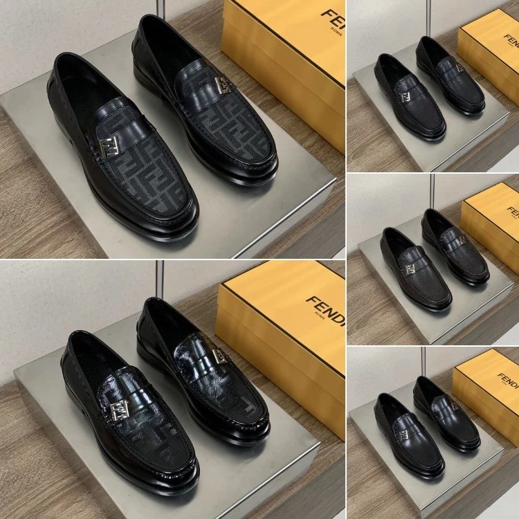 Mocassini Fendi — Monogramma · Fibbia