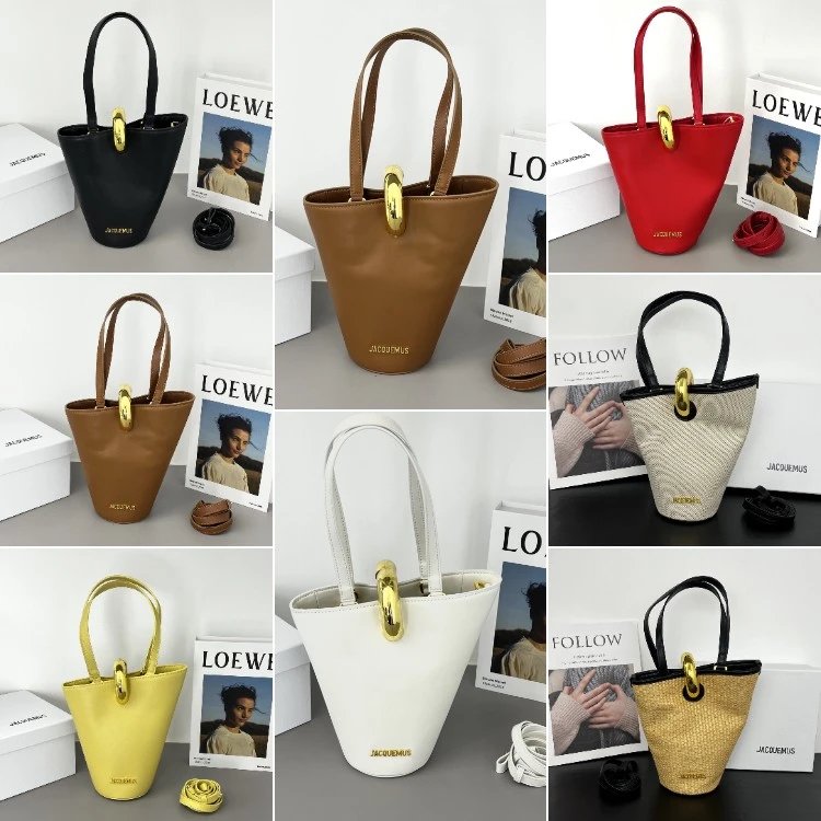 Jacquemus Tote-Bag — schmal zulaufende Silhouette · kurze Henkel