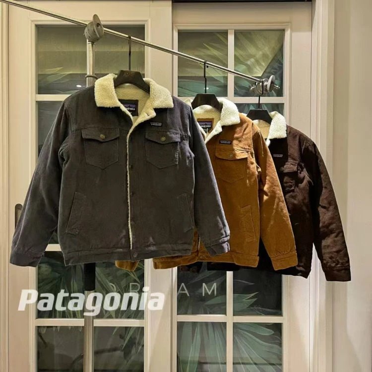 جاكيت Patagonia — ياقة مدببة الأطراف · إغلاق بأزرار