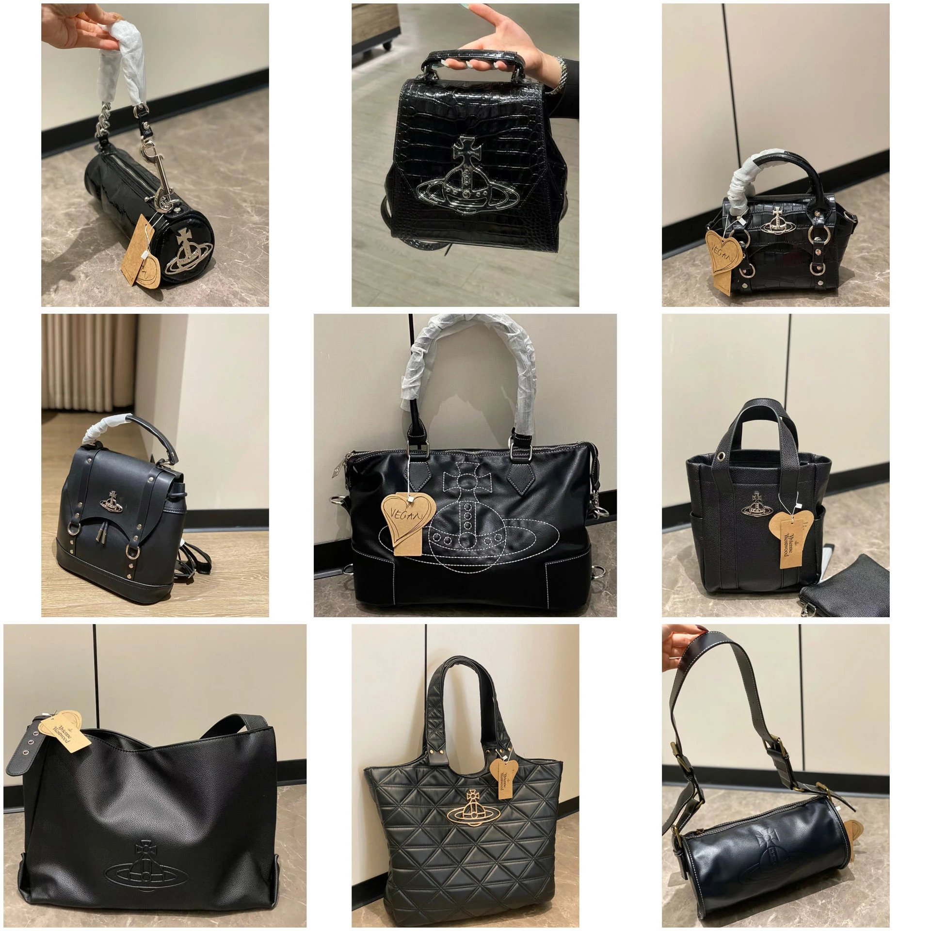 Vivienne Westwood 单肩包 — 短提手 · 徽章