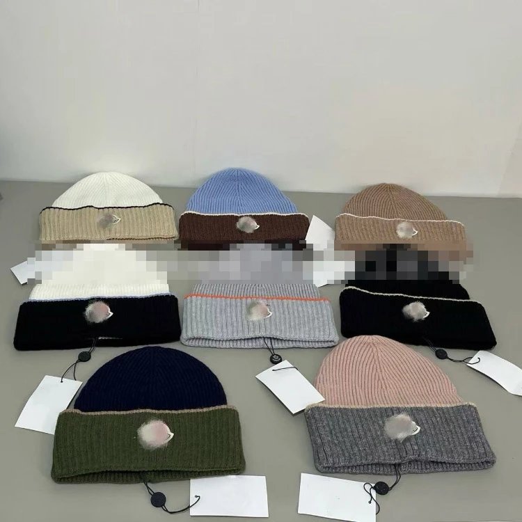 Moncler 针织帽 — 束口 · 罗纹