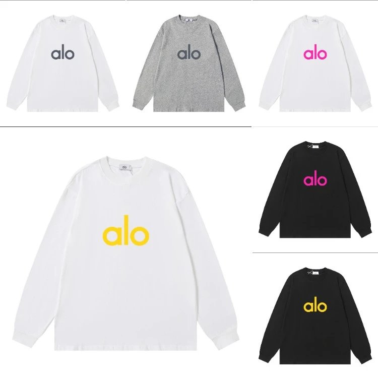 Alo Yoga t-shirt — lettering · crew-neck
