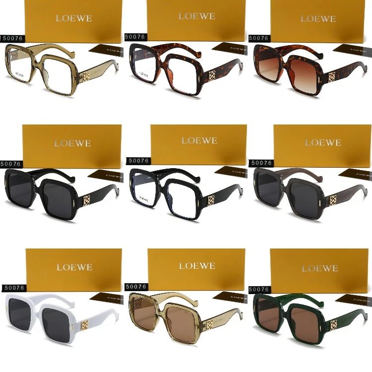 Lunettes de soleil Loewe — monture carrée · branches larges