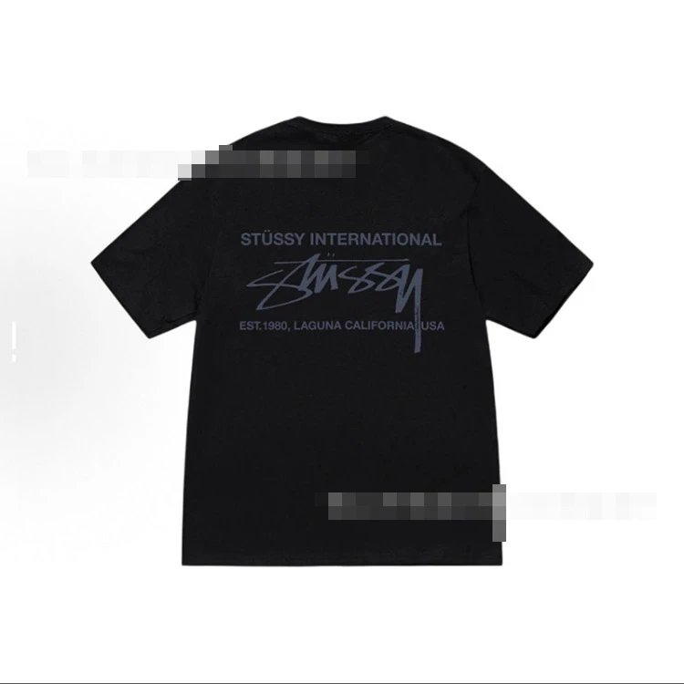 Stüssy T-shirt — Bokstavsdekor · Rund hals