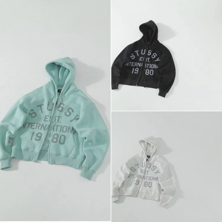 Moletom com capuz Stüssy — Letras decorativas · Capuz
