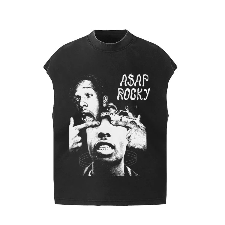 T-shirt — Grafiskt tryck · Rund hals