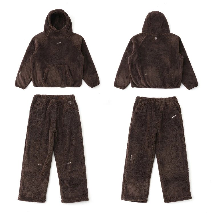 Sportswear styles — hood · coordinated top and trouser designs