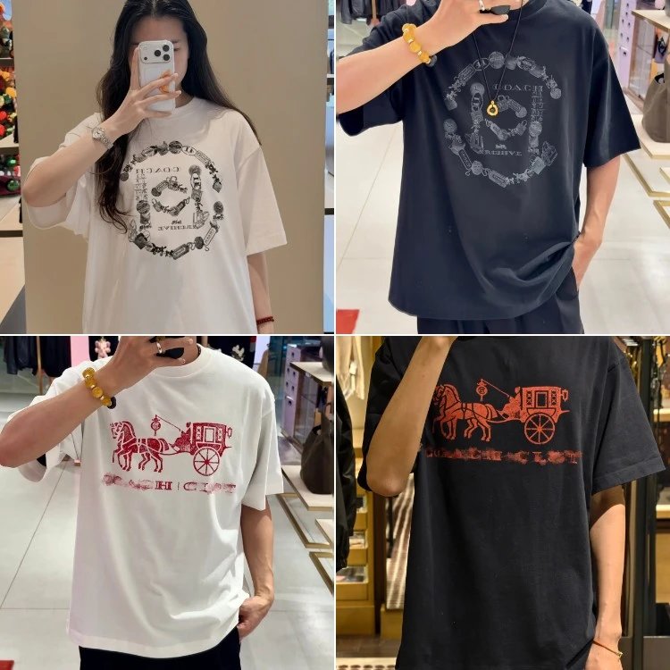 T-shirt — Nadruk graficzny · Okrągły dekolt