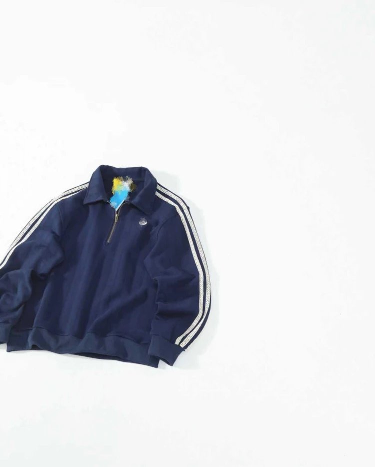 Adidas Sportswear styles CLOT — stand collar · zip-up