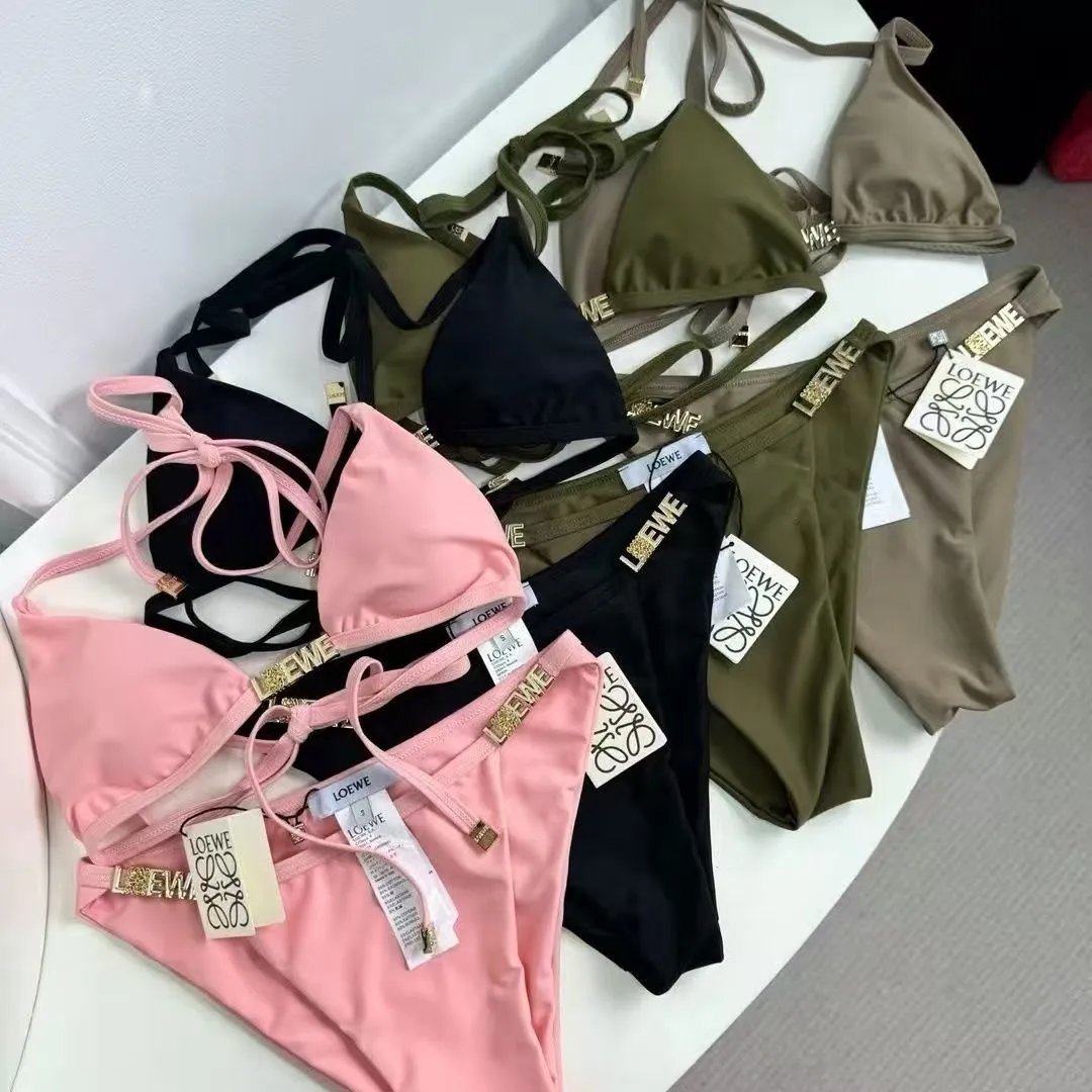 Bikini Loewe — fines bretelles · bonnets triangulaires