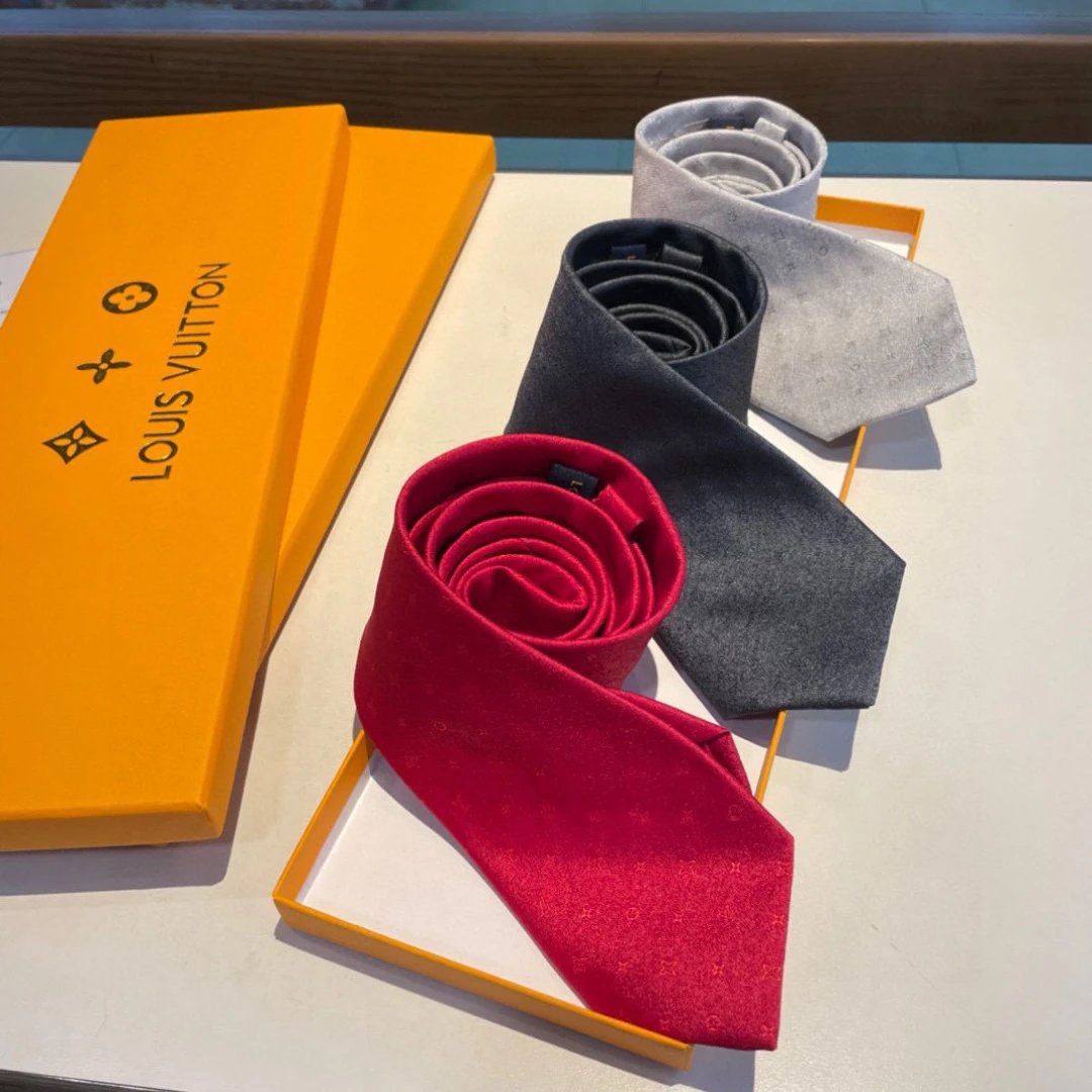 Louis Vuitton Krawatte — Einfarbig · strukturierte Oberfläche