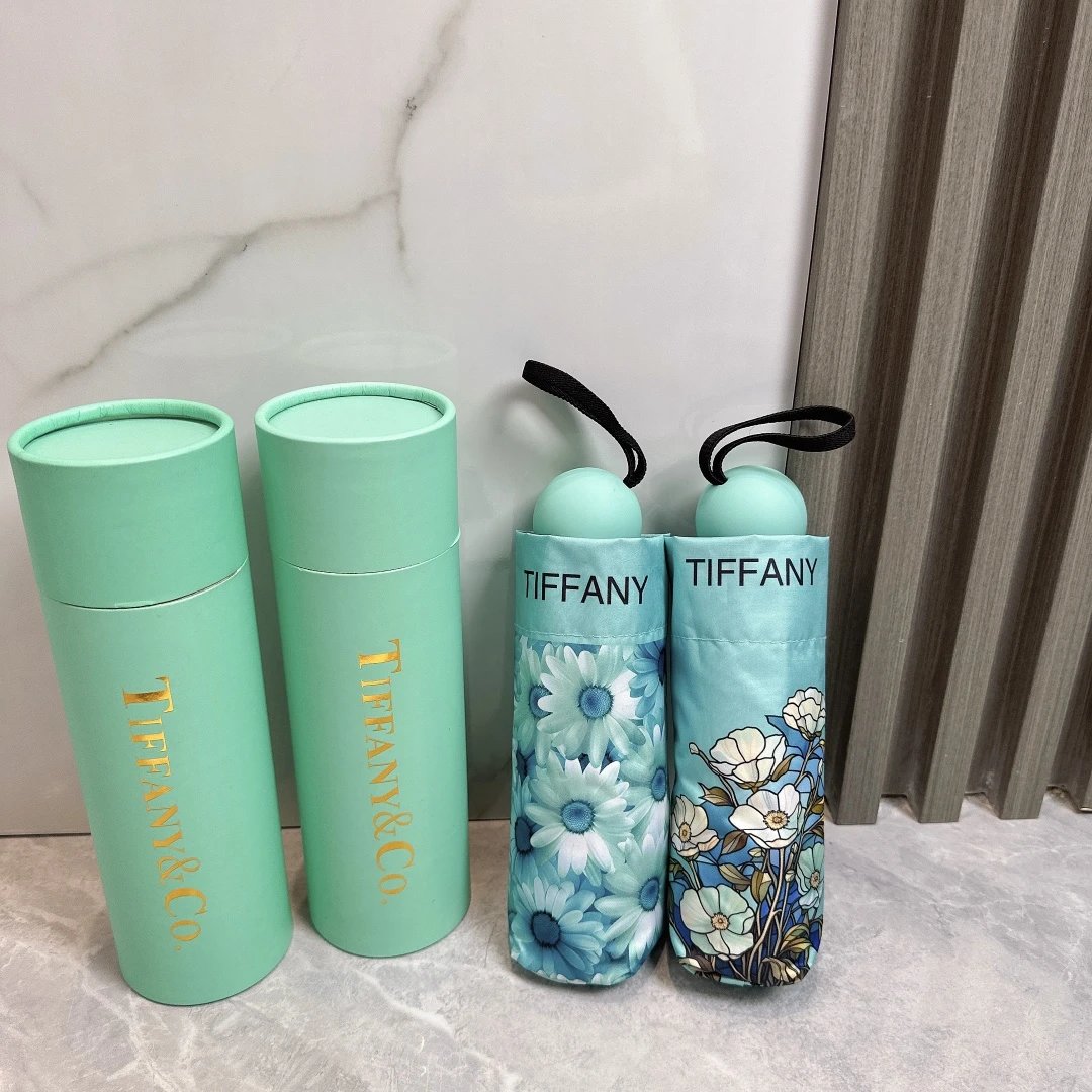 Tiffany & Co. 雨伞 — 花卉图案 · 带子