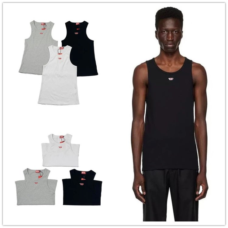 tank top Diesel — sleeveless · crew-neck