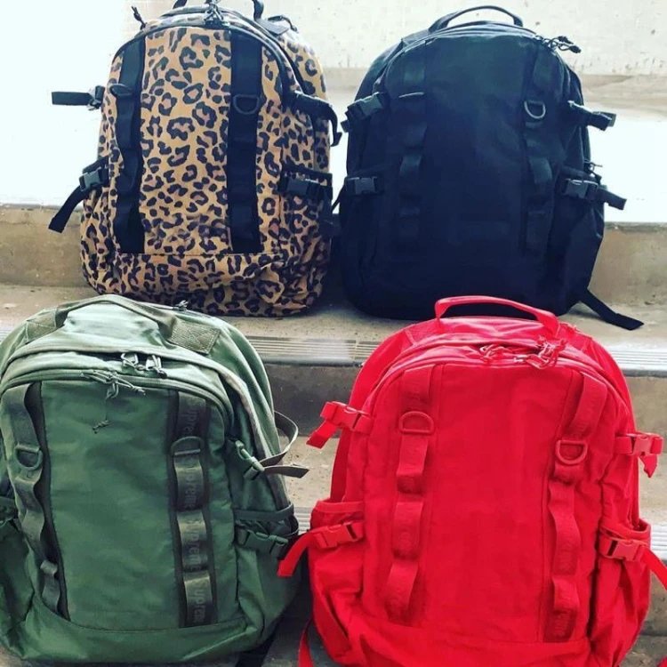 Large Travel Backpack with Front Webbing Straps
