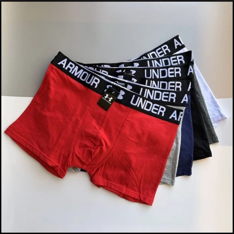 Cuecas boxer ajustadas Under Armour — cós com letras · Cós elástico
