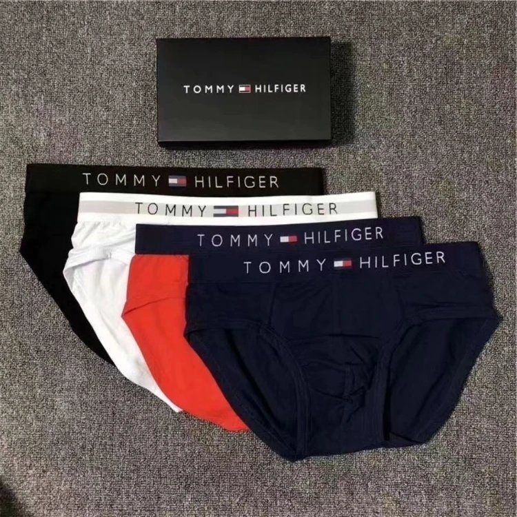 Low-Rise Brief with Woven Logo Waistband