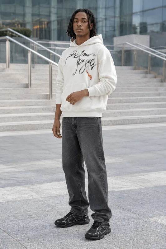 Outfit mit Palm Angels Hoodie und Dior B30 Low-Top Sneakers · Zion